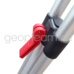 Nestle alumínium állvány, gyorsoldós, fém sík fejű, fém tüskés