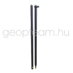 Nestle szénszálas GPS árbócrúd, 2-részes, menetes