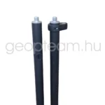 Nestle szénszálas GPS árbócrúd, 2-részes, kábelcsatornás