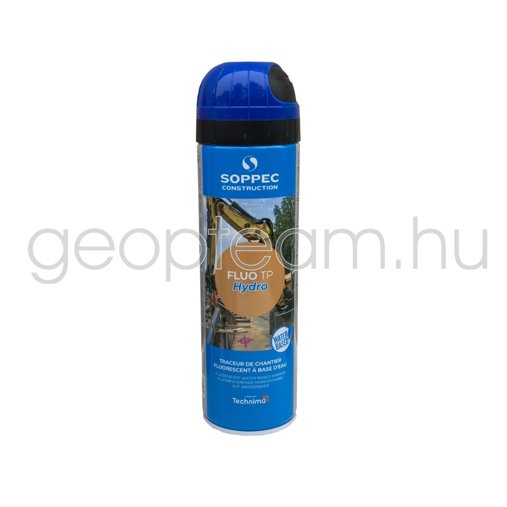 Soppec vízbázisú jelölöfesték spray, 0,5 liter, kék