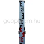 teleszkópikus alumímium szintezőléc, 3 m, 3 rész