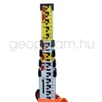 teleszkópikus alumímium szintezőléc, 5 m, 0,5 cm-es osztással