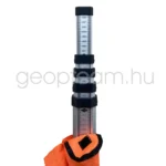 teleszkópikus alumímium szintezőléc, 5 m, 0,5 cm-es osztással