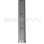 teleszkópikus alumínium szintezőléc, 5 m, 5 rész, mm skálás