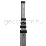 teleszkópikus alumínium szintezőléc, 7 m, 5 rész, mm skálás