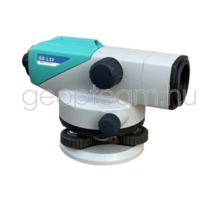 32x nagyítású optikai szintező (szürke/zöld), 1,5 mm/km