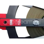 BMI ergoline keretes, műanyag bev. acél szalag, 50m, végnullás