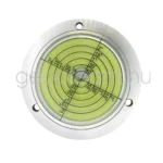 libella fém talpas, Ø80 x 15mm, fok osztással