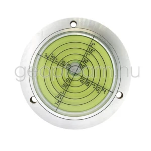 libella fém talpas, Ø80 x 15mm, fok osztással