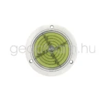 libella fém talpas, Ø80 x 15mm, fok osztással