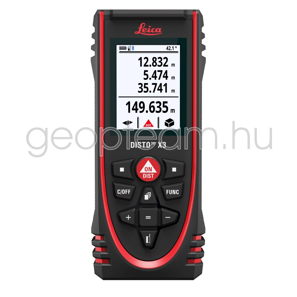Disto kézi lézertávmérő, IP54, 150 m, ±1mm, bluetooth