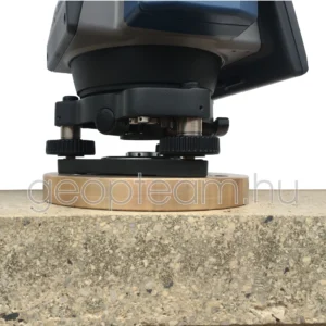 sárgaréz beépíthető pillértalp, ?160mmx20mm, dűbellel