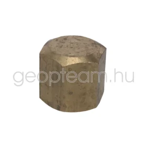 Sárgaréz védőkupak 5/8 menetre