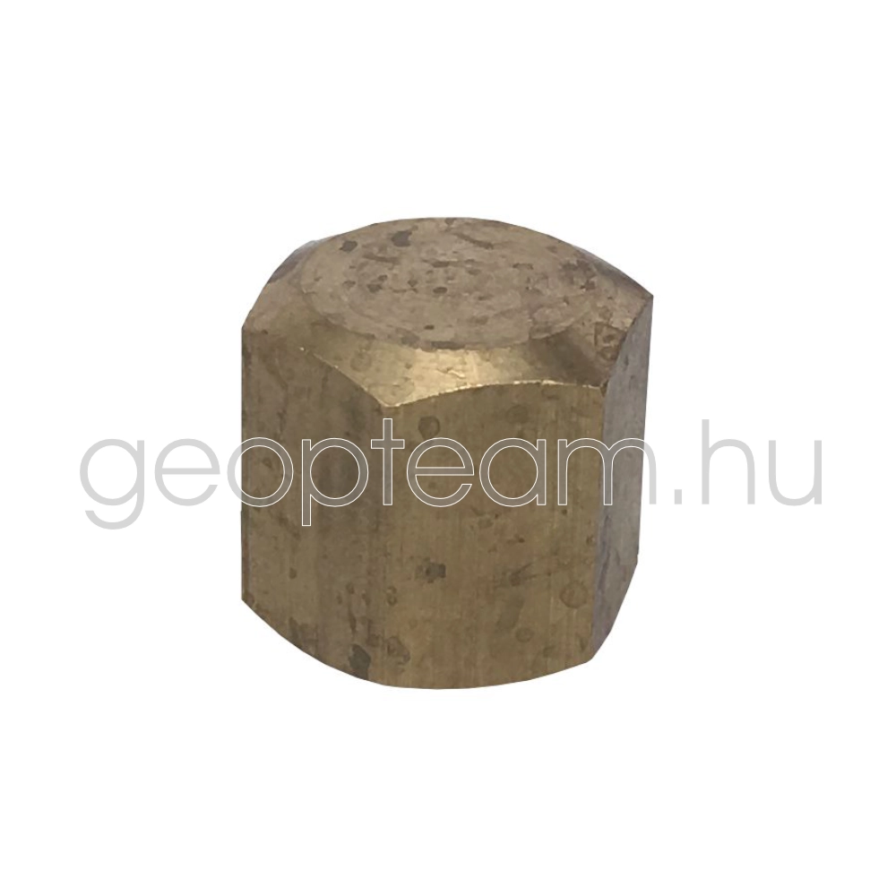 Sárgaréz védőkupak 5/8 menetre