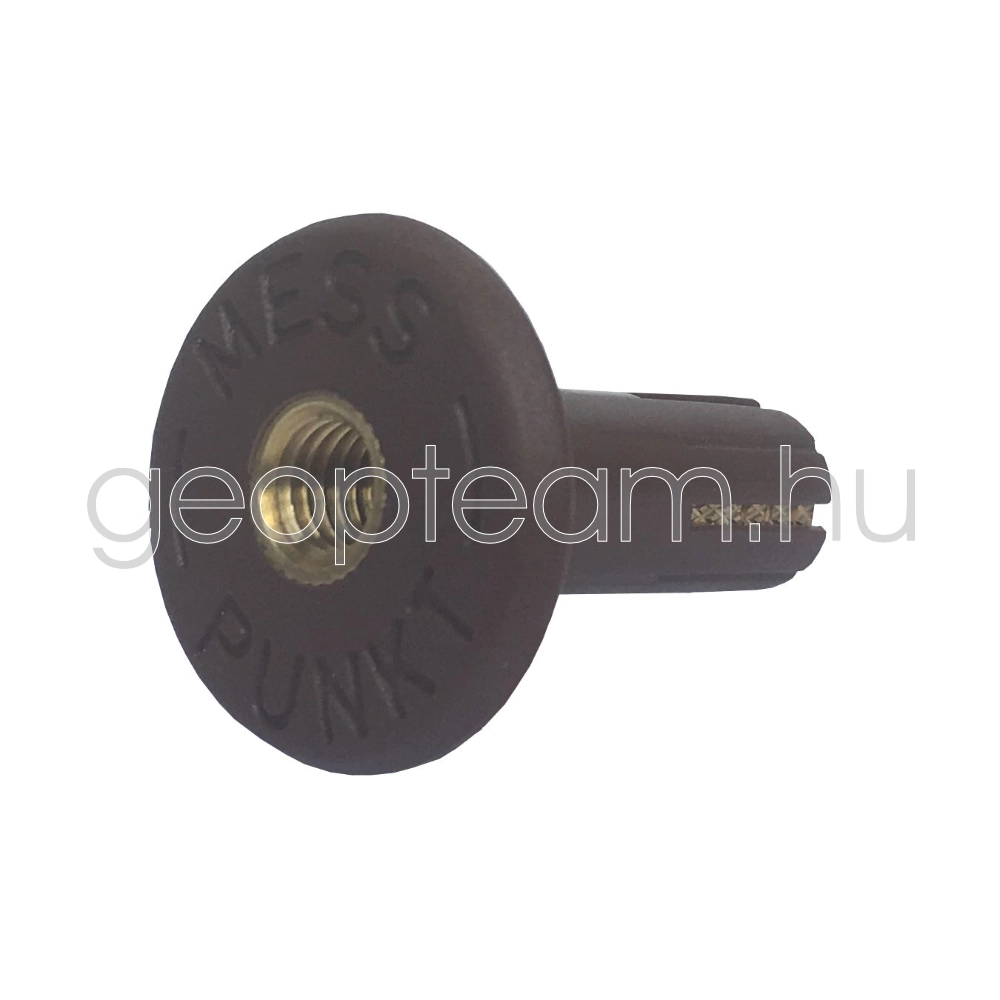 műanyag dűbel M8 belső menettel, 40mm, barna