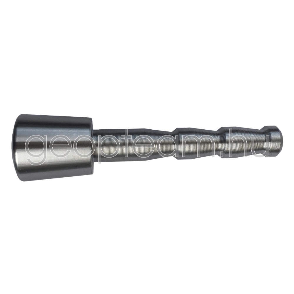 Rozsdamentes falicsap, 97 mm hosszú, 70 mm beépíthető, 12 átmérő