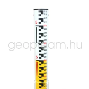 szintezőléc üvegszál erősítésű műanyagból, 5 méteres, 0.5 cm